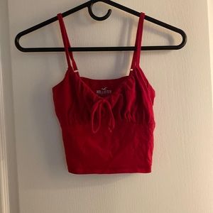 Red Hollister super cute basic tank!